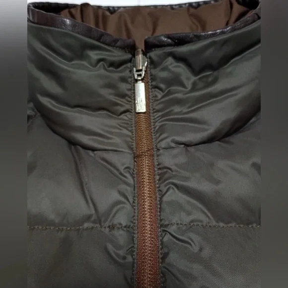 MONCLER Vintage Reversible Cochevinne Square-Quilted Down Jacket Vintage Puffer